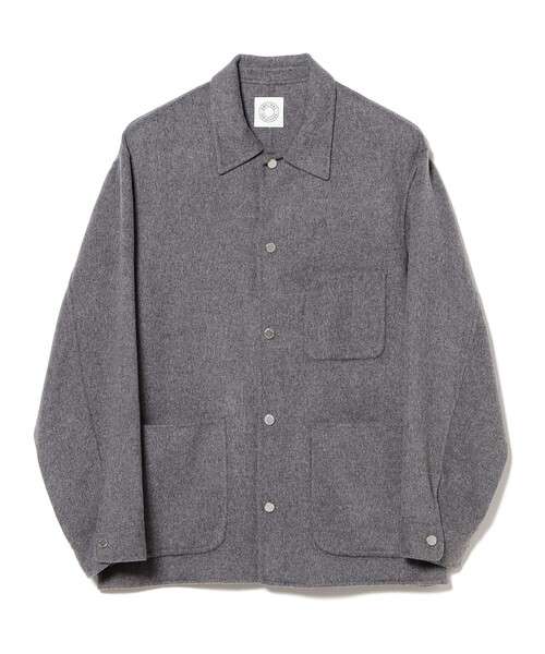 BRILLA per il gusto（ブリッラペルイルグースト）の「ORCIVAL / カバーオール（ポロシャツ・メンズ・グレー/ネイビー・4/5）」の3枚目の写真