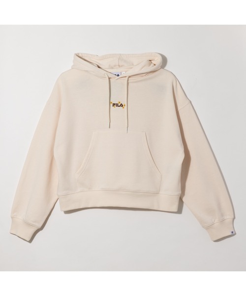 FILA(フィラ)の「PULLOVER HOODIE(パーカー・レディース・アイボリー/ピンク/ブラック・L/M/XL)」の5枚目の写真