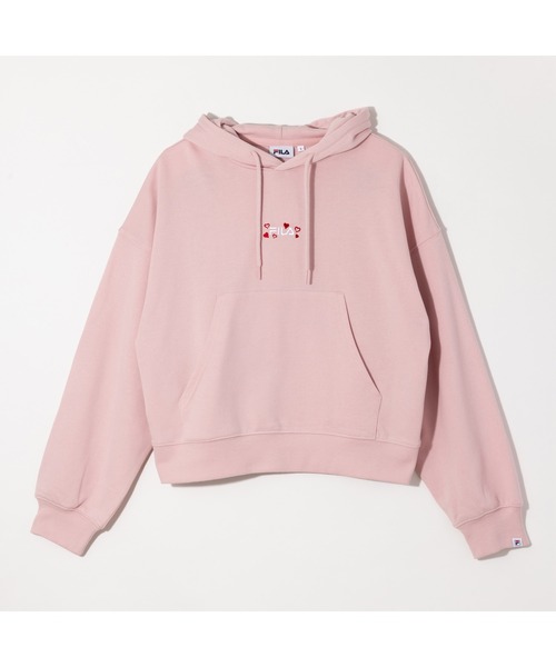 FILA(フィラ)の「PULLOVER HOODIE(パーカー・レディース・アイボリー/ピンク/ブラック・L/M/XL)」の7枚目の写真
