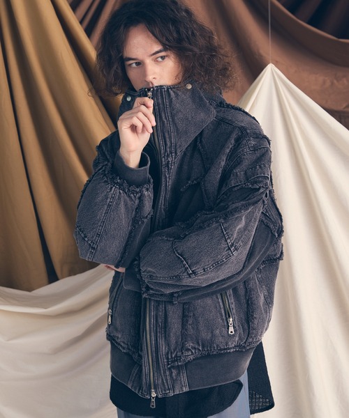 UNISEX》Prime-Over Denim Switch Alien Hooded Jacket/プライム