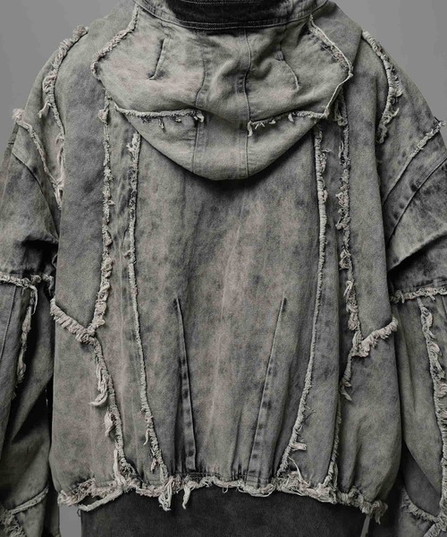 UNISEX》Prime-Over Denim Switch Alien Hooded Jacket/プライム