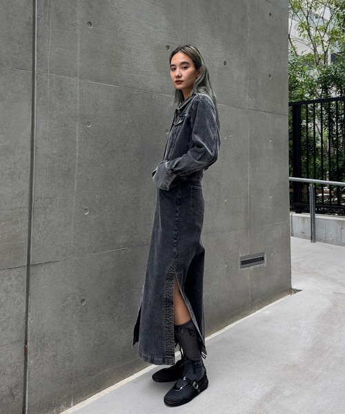 【AMERI/アメリ】MILITARY WORK I LINE DRESS AMERI/アメリ】MILITARY WORK I LINE DRESS