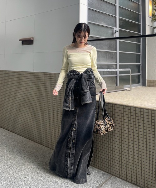 Ameri（アメリ）の「I LINE CORDUROY SHIRT DRESS（シャツワンピース