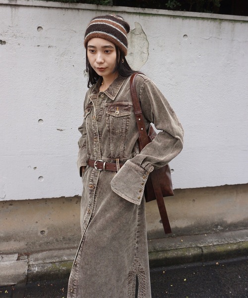 【AMERI/アメリ】MILITARY WORK I LINE DRESS Ameri MILITARY WORK I LINE DRESS MILITARY WORK I LINE DRESS AMERI