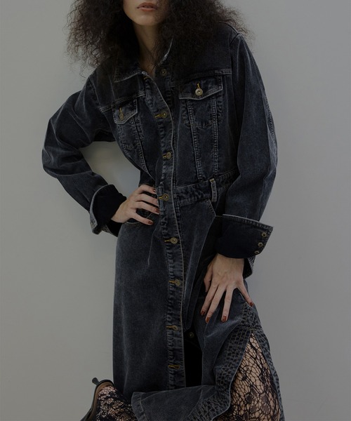 I LINE CORDUROY SHIRT DRESS（シャツワンピース）｜Ameri（アメリ）の