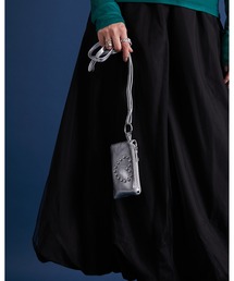 Perfect Suit FActory（パーフェクトスーツファクトリー）の「スタッズデザインミニポーチ【DIP IN CHOCOLATE】（ショルダーバッグ）」