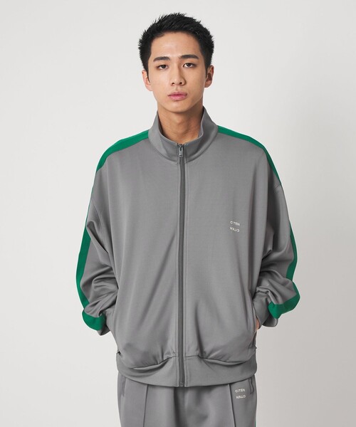 CITEN(シテン)の「<CITEN>トラックジャージジャケット(ブルゾン・メンズ・グレー系/ブラック・M/L)」の3枚目の写真