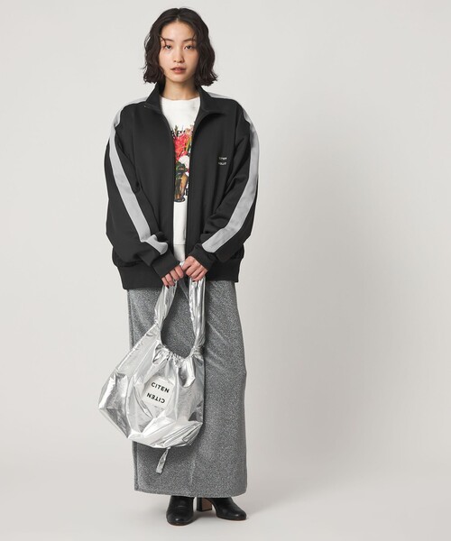 CITEN(シテン)の「<CITEN>トラックジャージジャケット(ブルゾン・メンズ・グレー系/ブラック・M/L)」の7枚目の写真