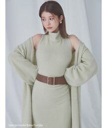 SNIDEL | 【HIGH QUALITY】メリノウールアメスリニットワンピース(ワンピース)