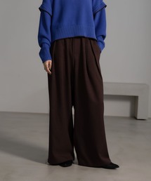 LOWRYS FARM | ウールライクイージーパンツ　580888(その他パンツ)