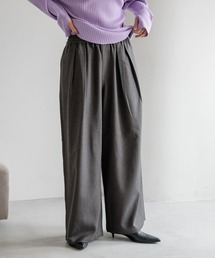 LOWRYS FARM | ウールライクイージーパンツ 580888(その他パンツ)