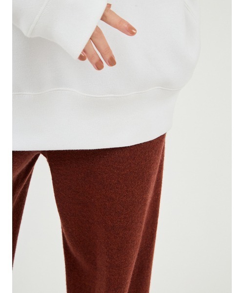 GOOD ROCK SPEED（グッドロックスピード）の「【emmi×GOOD ROCK SPEED】カレッジワイドボディクルースウェット（スウェット・レディース・ライトグレー/ホワイト・F）」の7枚目の写真