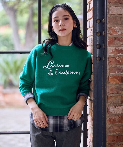 刺繍ロゴニット（ニット/セーター）｜ANY（エニィ）のファッション通販