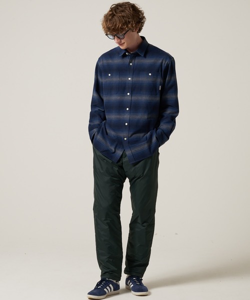 Eddie Bauer(エディーバウアー)の「スノーキャット フランネルチェック 長袖シャツ(シャツ/ブラウス・メンズ・ブルー系/ネイビー系/グレー系・XXL/XL/M/L/S)」の12枚目の写真