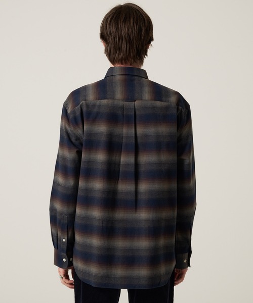 Eddie Bauer(エディーバウアー)の「スノーキャット フランネルチェック 長袖シャツ(シャツ/ブラウス・メンズ・ブルー系/ネイビー系/グレー系・XXL/XL/M/L/S)」の15枚目の写真