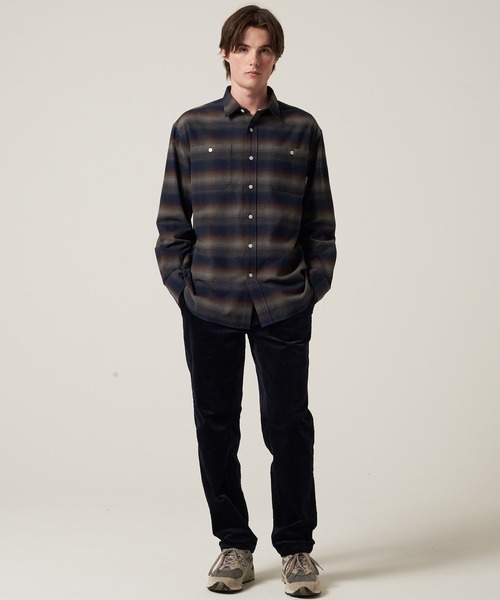 Eddie Bauer(エディーバウアー)の「スノーキャット フランネルチェック 長袖シャツ(シャツ/ブラウス・メンズ・ブルー系/ネイビー系/グレー系・XXL/XL/M/L/S)」の18枚目の写真