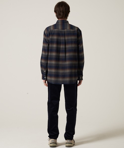 Eddie Bauer(エディーバウアー)の「スノーキャット フランネルチェック 長袖シャツ(シャツ/ブラウス・メンズ・ブルー系/ネイビー系/グレー系・XXL/XL/M/L/S)」の20枚目の写真