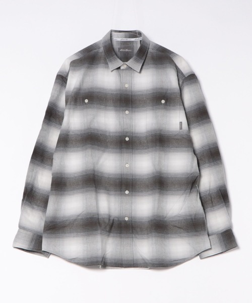 Eddie Bauer(エディーバウアー)の「スノーキャット フランネルチェック 長袖シャツ(シャツ/ブラウス・メンズ・ブルー系/ネイビー系/グレー系・XXL/XL/M/L/S)」の4枚目の写真