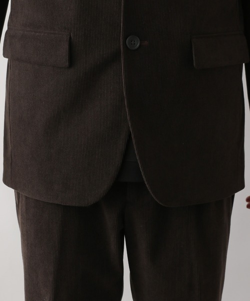 GLOBAL WORK（グローバルワーク）の「やわらかリッチコーデュロイジャケット/576825（テーラードジャケット・メンズ・ダークブラウン・SMALL/MEDIUM/LARGE/X-LARGE）」の16枚目の写真