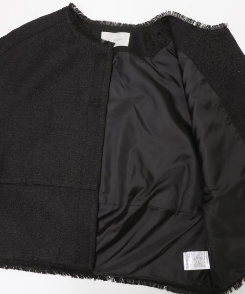 URBAN RESEARCH ROSSO WOMEN(アーバンリサーチ ロッソ)の「CHIGNON ツイードショートベスト(ベスト・レディース・ブラック/キャメル・FREE)」の15枚目の写真