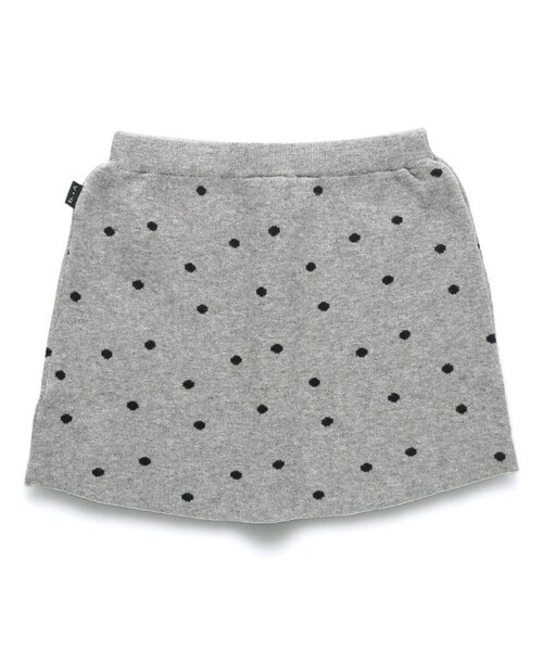 BRANSHES（ブランシェス）の「【b.+A】金子綾/ニットスカート（スカート・キッズ・杢グレー/ブラック・S/XL/L/M）」の6枚目の写真