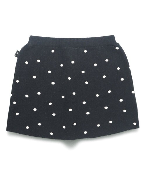 BRANSHES（ブランシェス）の「【b.+A】金子綾/ニットスカート（スカート・キッズ・杢グレー/ブラック・S/XL/L/M）」の9枚目の写真
