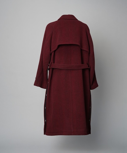 UNISEX》【Italian Dead Stock Fabric】Prime-Over Balmachan Coat