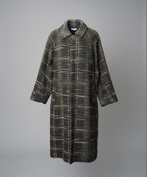 UNISEX》【Italian Dead Stock Fabric】Prime-Over Balmachan Coat