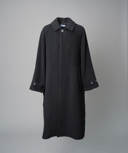 UNISEX》【Italian Dead Stock Fabric】Prime-Over Balmachan Coat