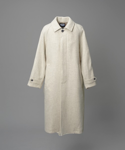 UNISEX》【Italian Dead Stock Fabric】Prime-Over Balmachan Coat