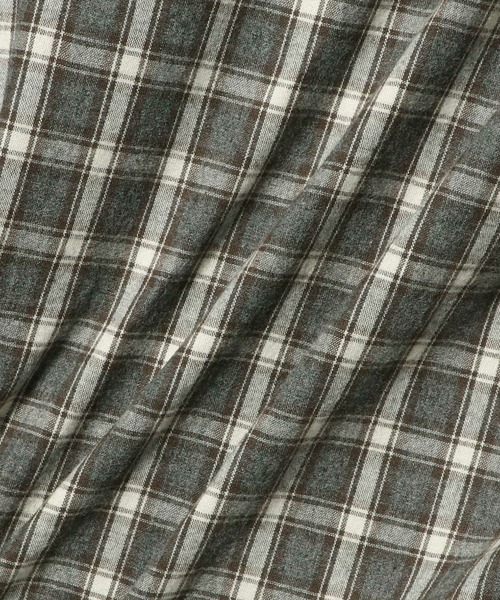 ESTNATION（エストネーション）の「ESTNATION / コットンフランネル ブラウンチェックシャツ（シャツ/ブラウス・メンズ・モカ・X-LARGE/LARGE）」の6枚目の写真