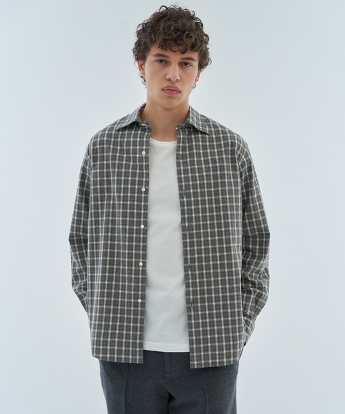 ESTNATION（エストネーション）の「ESTNATION / コットンフランネル ブラウンチェックシャツ（シャツ/ブラウス・メンズ・モカ・X-LARGE/LARGE）」の12枚目の写真