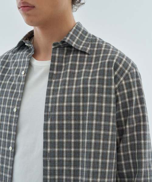 ESTNATION（エストネーション）の「ESTNATION / コットンフランネル ブラウンチェックシャツ（シャツ/ブラウス・メンズ・モカ・X-LARGE/LARGE）」の13枚目の写真