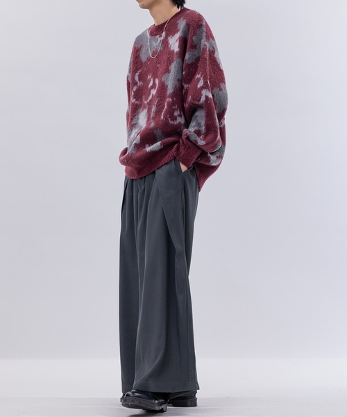 JOHN'S CLOSET（ジョンズクローゼット）の「【13】ギャバジン ワイド袴パンツ/スカンツ（スラックス・メンズ・チャコールグレー/ブラック/アイボリー・MEDIUM/LARGE）」の16枚目の写真