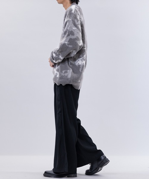 JOHN'S CLOSET（ジョンズクローゼット）の「【13】ギャバジン ワイド袴パンツ/スカンツ（スラックス・メンズ・チャコールグレー/ブラック/アイボリー・MEDIUM/LARGE）」の9枚目の写真