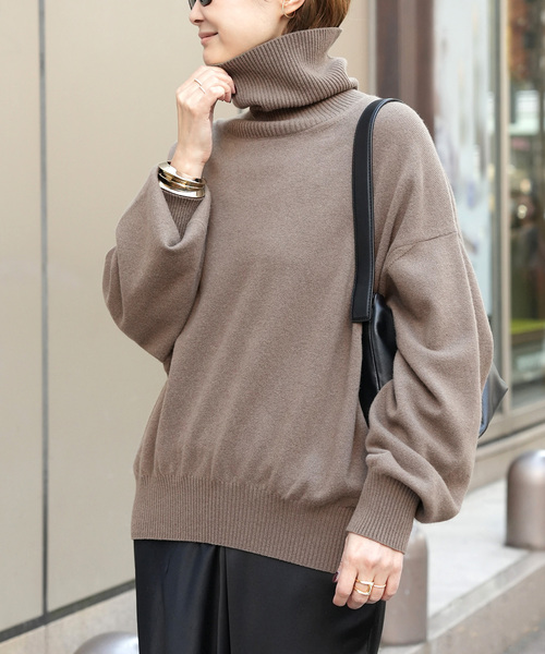 ドゥーズィエムクラス　2024AW Basicニット　ブラウン　ベーシックニット ドゥーズィエムクラス 2024AW Basicニット ブラウン ベーシックニット