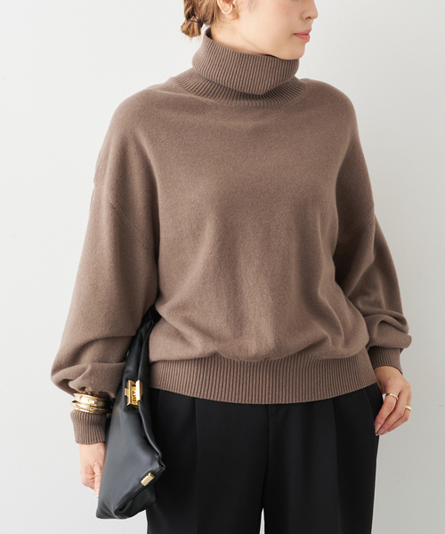 JUSPER タートルネック プルオーバー（ニット/セーター）｜Deuxieme