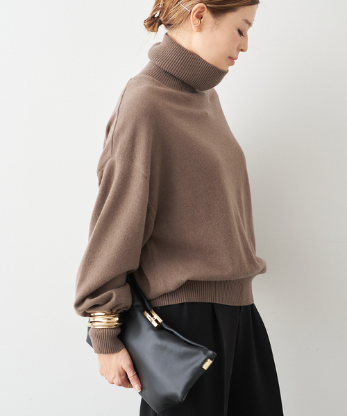 JUSPER タートルネック プルオーバー（ニット/セーター）｜Deuxieme