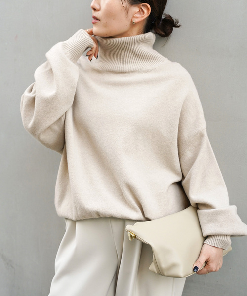 JUSPER タートルネック プルオーバー（ニット/セーター）｜Deuxieme