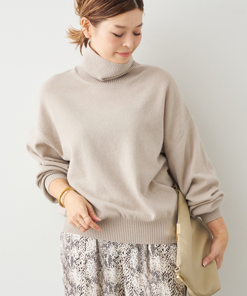 JUSPER タートルネック プルオーバー（ニット/セーター）｜Deuxieme