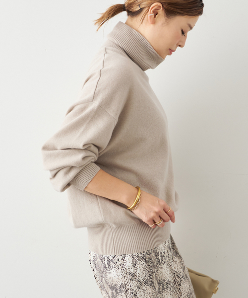 JUSPER タートルネック プルオーバー（ニット/セーター）｜Deuxieme