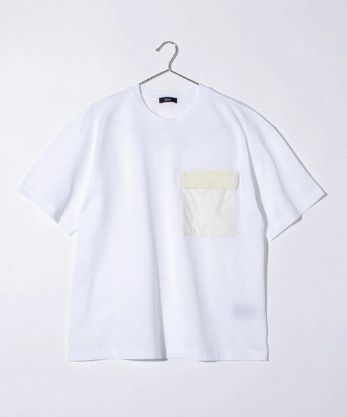 HERNO（ヘルノ）の「HERNO SUPERFINE COTTON JERSEY ヘルノ 胸ポケット スーパーファインコットン Tシャツ（Tシャツ/カットソー・メンズ・ホワイト系1・48）」の8枚目の写真