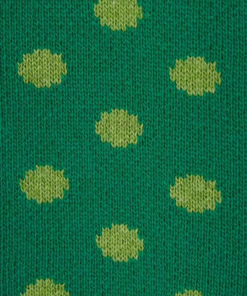 RONRON(ロンロン)の「BACK STRIPE DOT KNIT CARDIGAN GREEN(カーディガン/ボレロ・レディース・その他・FREE)」の4枚目の写真
