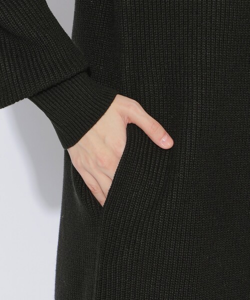 CB CRESTBRIDGE（シービークレストブリッジ）の「サイドチェック切替ニットワンピース（ワンピース・レディース・ダークネイビー/ブラック/ベージュ・M）」の13枚目の写真