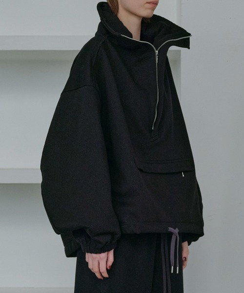 LE CIEL BLEU(ルシェルブルー)の「アノラックスエットシャツ / Anorak Sweatshirt(シャツ/ブラウス・レディース・ブラック/チャコールグレー/パープル・36)」の8枚目の写真