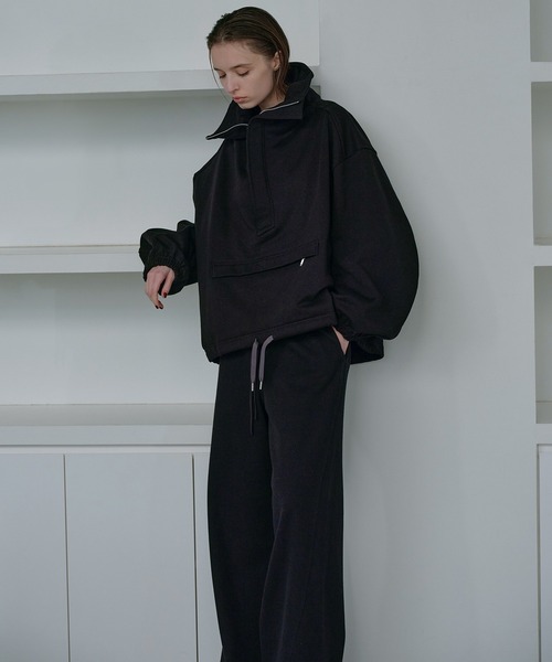LE CIEL BLEU(ルシェルブルー)の「アノラックスエットシャツ / Anorak Sweatshirt(シャツ/ブラウス・レディース・ブラック/チャコールグレー/パープル・36)」の6枚目の写真