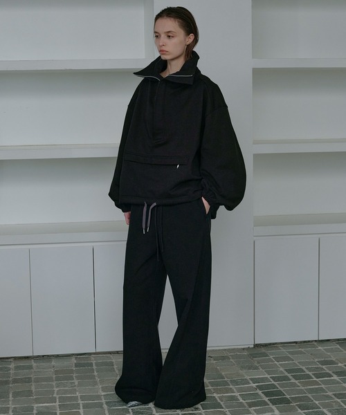 LE CIEL BLEU(ルシェルブルー)の「アノラックスエットシャツ / Anorak Sweatshirt(シャツ/ブラウス・レディース・ブラック/チャコールグレー/パープル・36)」の5枚目の写真