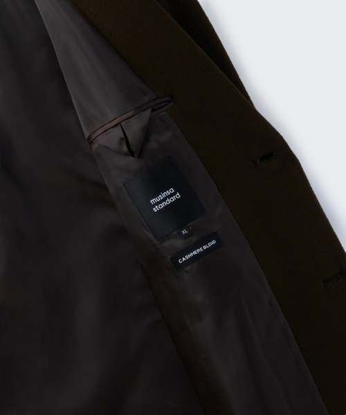 MUSINSA STANDARD（ムシンサスタンダード）の「カシミヤブレンドオーバーサイズシングルコート[バロックブラウン]（チェスターコート・メンズ・その他・MEDIUM/LARGE/X-LARGE/XX-LARGE）」の8枚目の写真