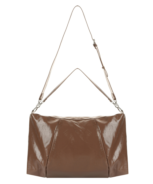 NICK&NICOLE（ニックアンドニコール）の「NICOLE MEGA SQUARE SHOULDER BAG_BROWN（ショルダーバッグ・レディース・その他・FREE）」の5枚目の写真