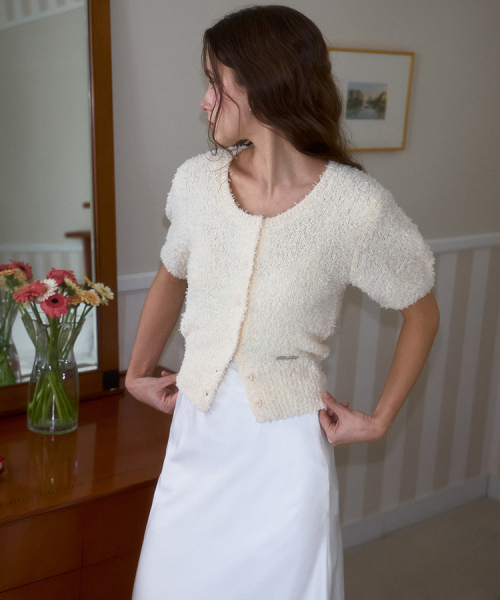 ROSEFRANTZ（ロゼフランツ）の「Puff Hairy Half Cardigan [Cream]（カーディガン/ボレロ・レディース・Cream・FREE）」の3枚目の写真
